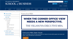 Desktop Screenshot of emba.villanova.edu