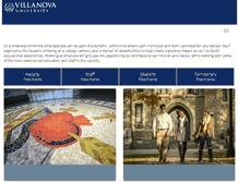 Tablet Screenshot of jobs.villanova.edu