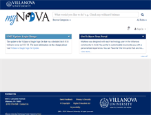 Tablet Screenshot of mynova.villanova.edu